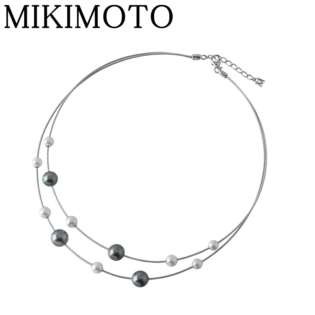 楽天市場】ミキモト K18 ロング パールネックレス インフィニティ