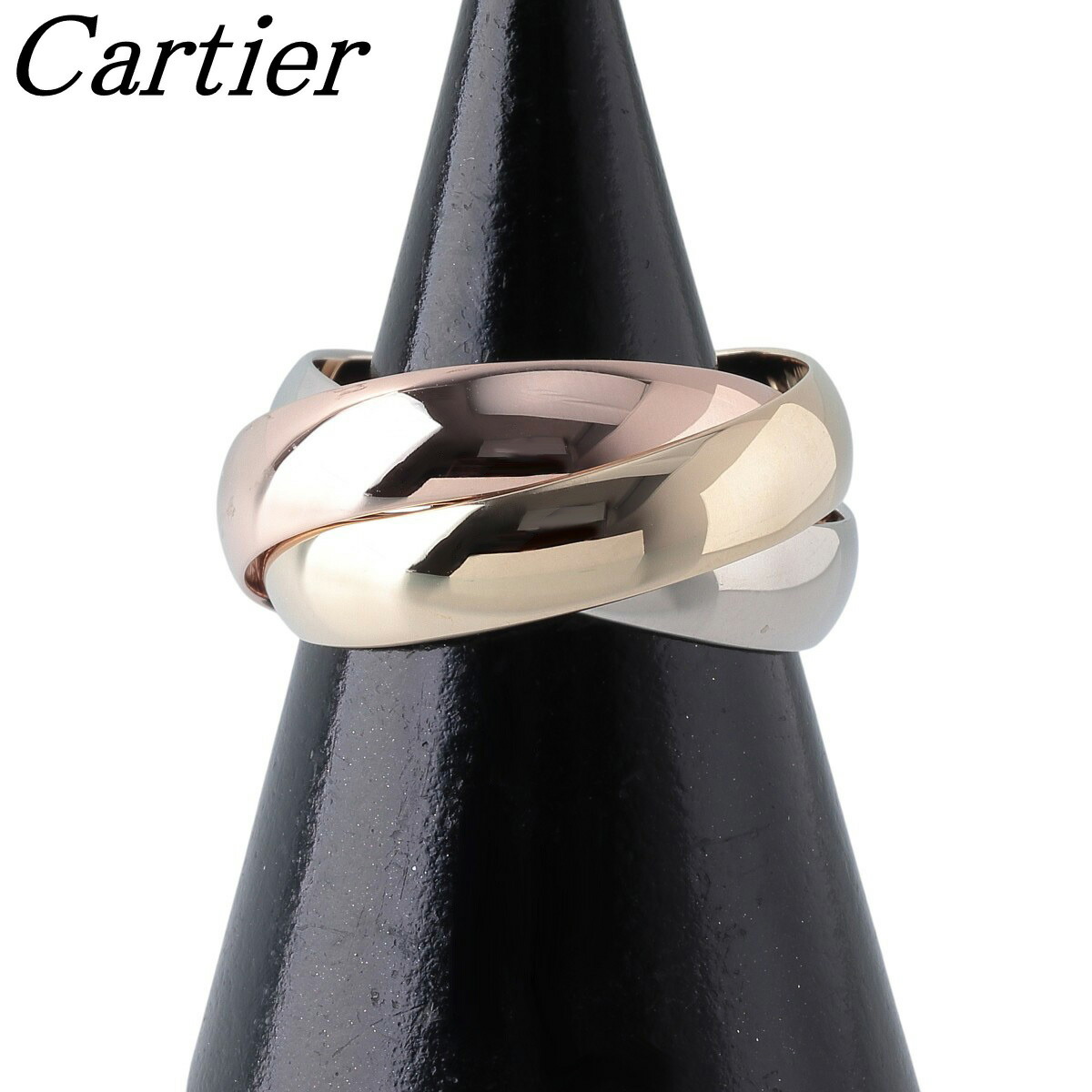 【新品仕上げ済】Cartier トリニティ リング  10号 5542 Cartier(カルティエ) トリニティリング ユニセックス (Cartier/指輪