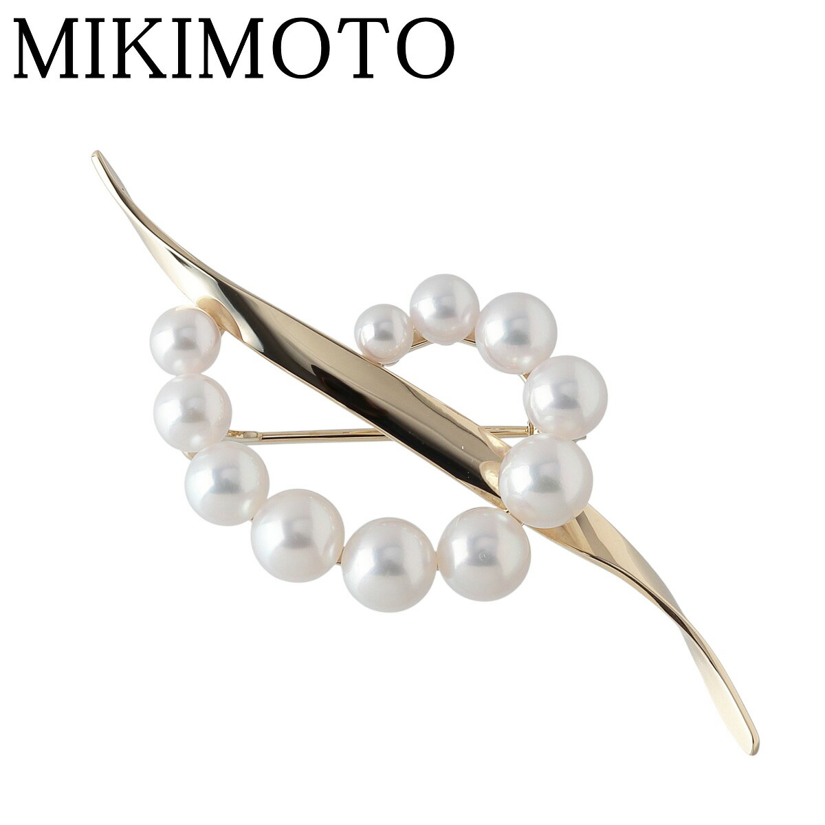 楽天市場】MIKIMOTO / ミキモト パールブローチ K18YG 5.8~6.0mm