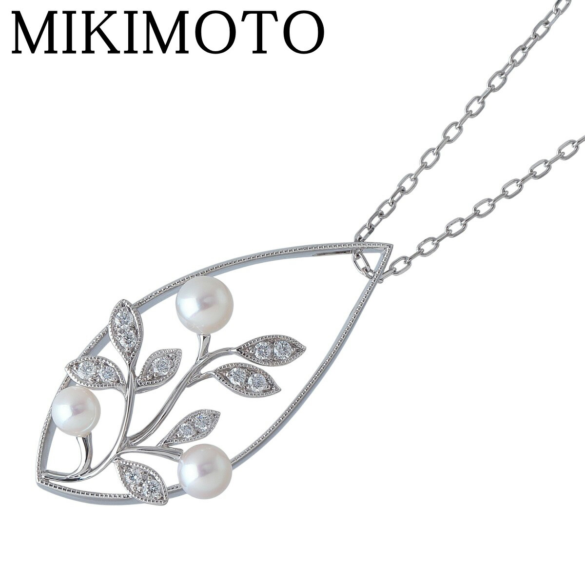 楽天市場】ミキモト ネックレス レディース フラワーモチーフ パール