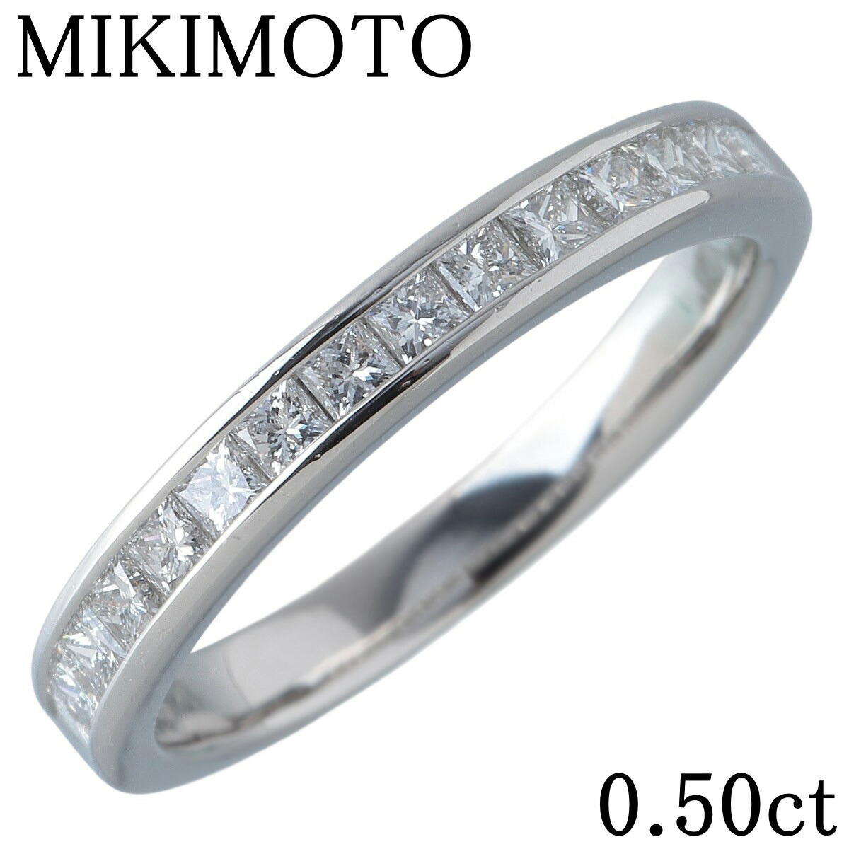 ミキモト ハーフエタニティ ダイヤモンドリング　（11号） 楽天市場】ミキモト 指輪 レディース ダイヤ ハーフエタニティ リング