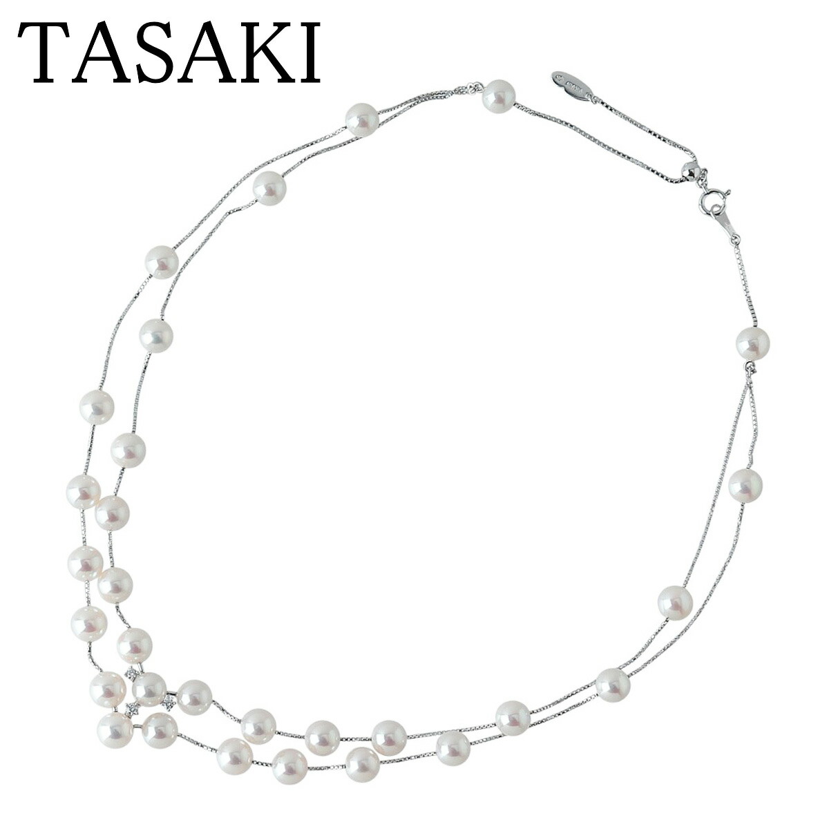 楽天市場】タサキ 田崎真珠 TASAKI ネックレス あこや真珠 ペンダント