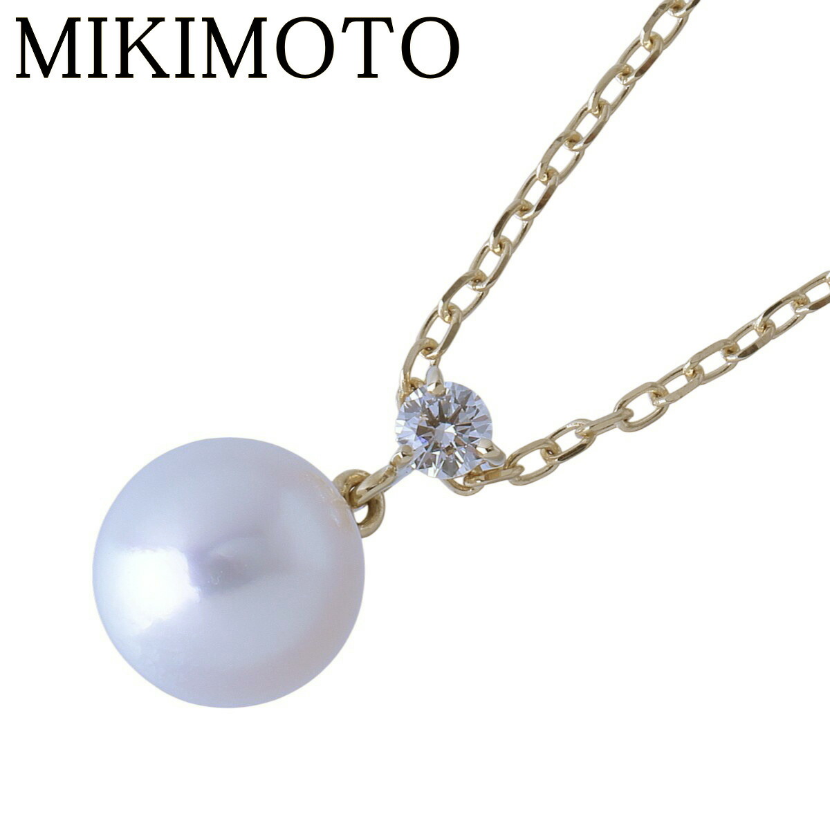 楽天市場】ミキモト ダイヤ パール ネックレス アコヤパール5.5mm～8.0 