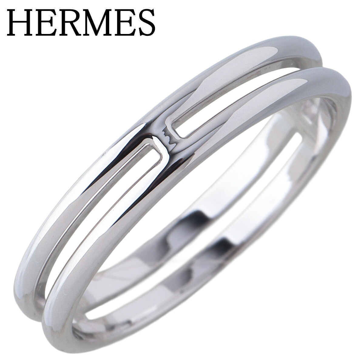 エルメス アリアンヌ リング #55 Au750WG 新品仕上げ済 HERMES【中古】25564 76,989円