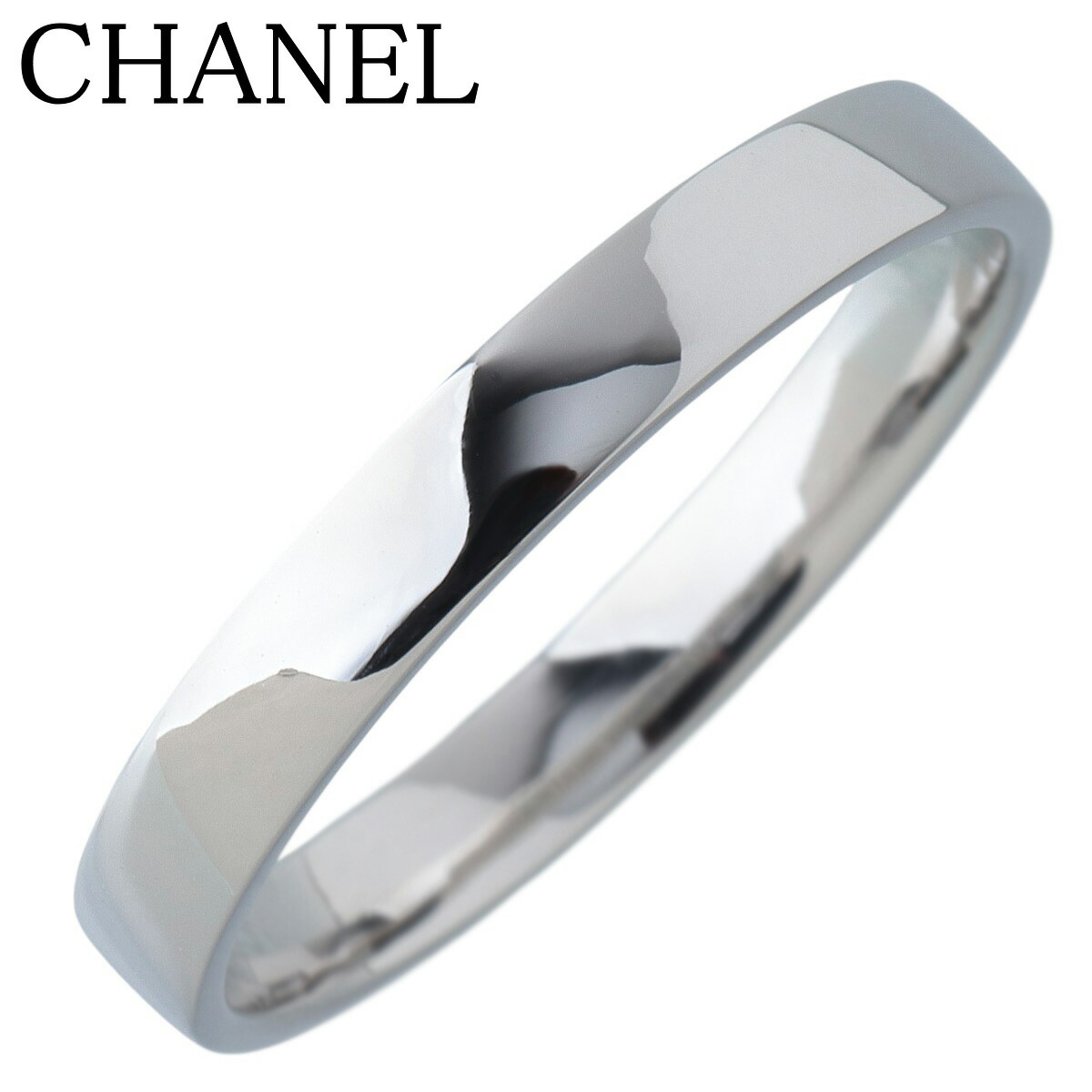 シャネル ジョン エターナル マリッジ リング 現行モデル #56 幅3.0mm Pt950 J0895型 新品仕上げ済 CHANEL【中古】25697 47,988円