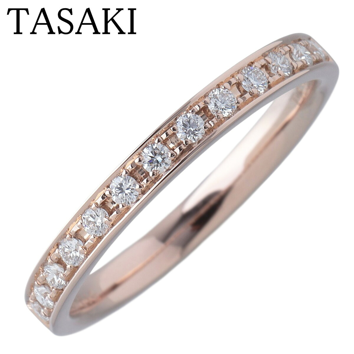 タサキ ダイヤ リング スペランザ ハーフエタニティ23 現行モデル 0.14ct 11号弱 SG750 新品仕上げ済 TASAKI 田崎真珠【中古】25652 87,989円
