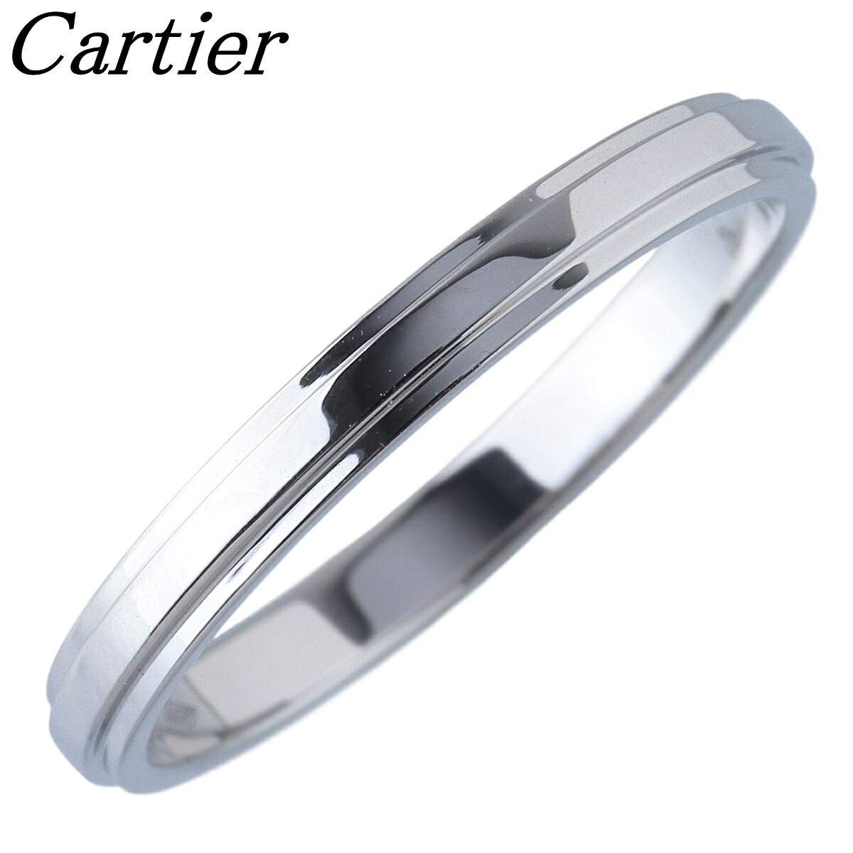 カルティエ ダムール ウェディング リング #55 幅2.5mm Pt950 保証書(2022年) 新品仕上げ済 Cartier【中古】25660 38,987円