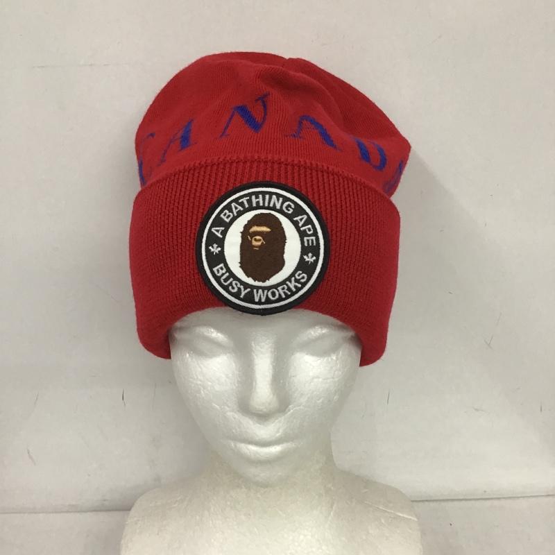 A Bathing Ape BAPE ニット帽 赤紫迷彩　ビーニー A BATHING APE - 【新品】BATHING APE NIGO期Crazy Panda Beanie