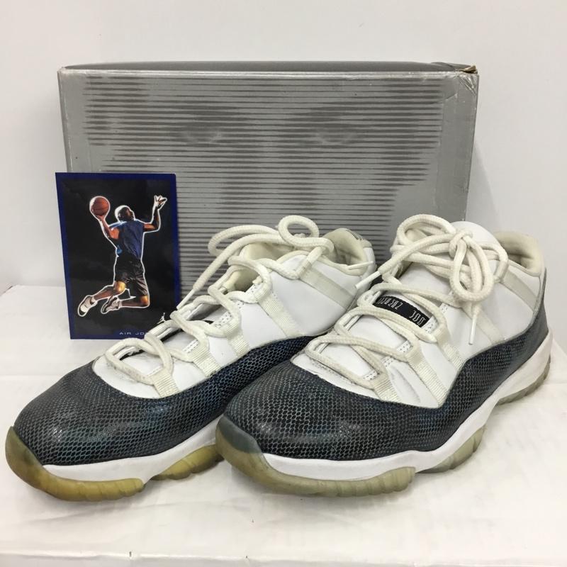 NIKE ナイキ スニーカー スニーカー Sneakers 136071 102 AIR JORDAN 11 SNAKE LOW 29.5cm 箱有【USED】【古着】【中古】10083332