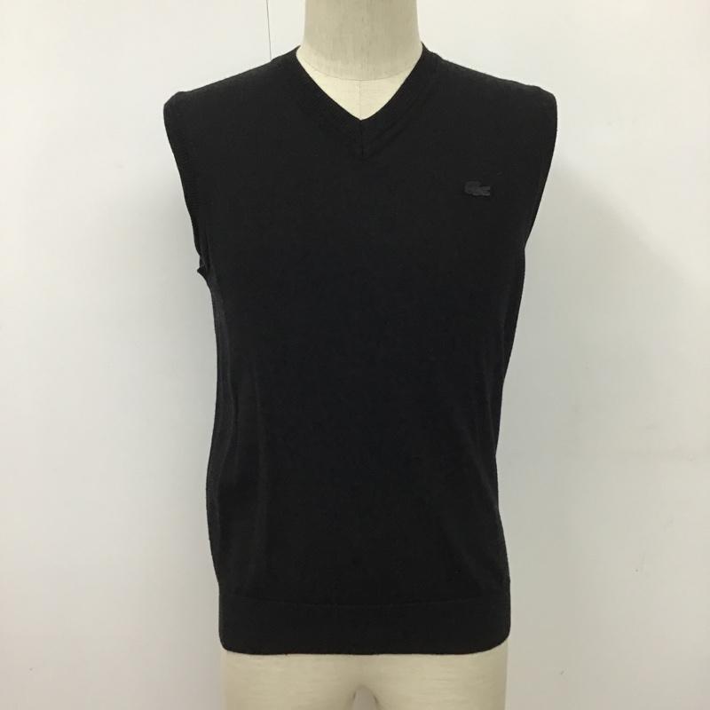 楽天市場】ラコステ ケーブル ニット Vネック ベスト LACOSTE AH7633