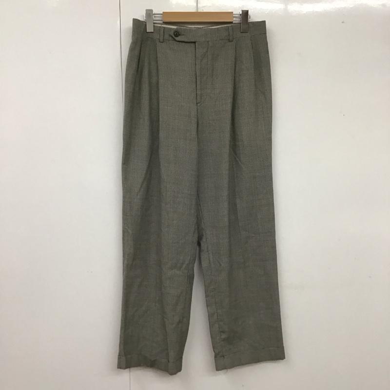 希少 80s 90s USA製 ヴィンテージ 古着 3タックウールスラックス 古着 80-90s USA製 COTLER ブラック かすり ネップ 2タック