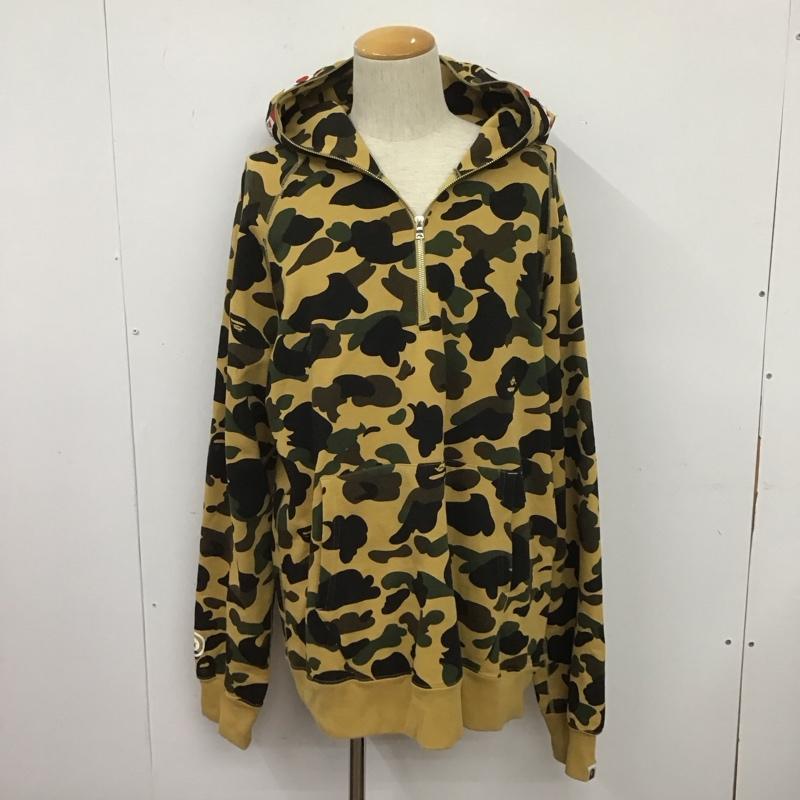 A BATHING APE ダブルフードパーカー A BATHING APE パーカー 2ND SHARK FULL ZIP HOODIE メンズ