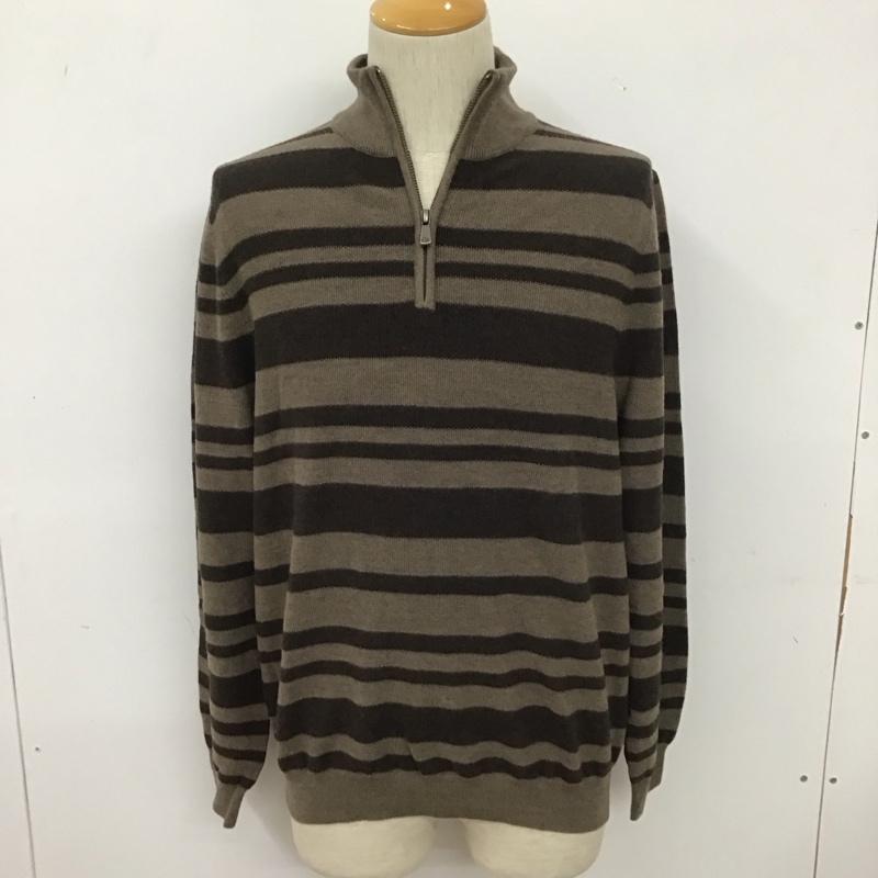 美品 Brooks Brothers ブルックスブラザーズ 長袖 ボトルネック ニット L カーキ メンズ main image 0
