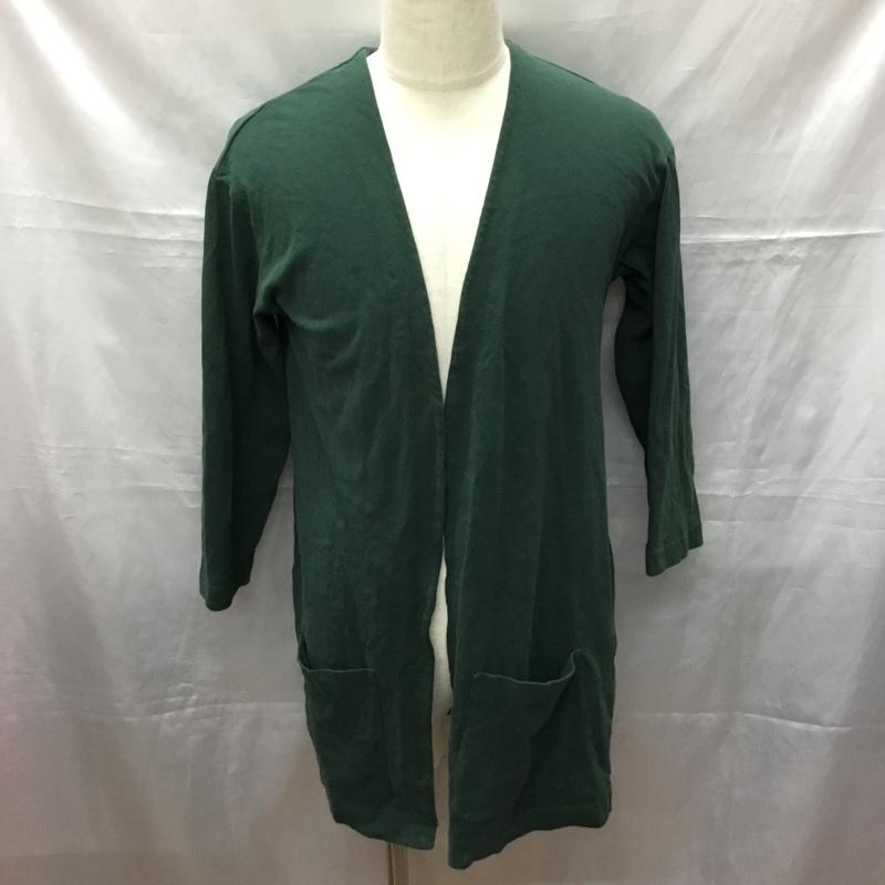 URBAN RENEWAL USA製 長袖 3D ニットカーディガン S/M グレー系 ジップ メンズ main image 1