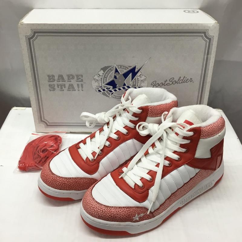 A Bathing Ape 13ss ハイカットスニーカー 楽天市場】A BATHING APE アベイシングエイプ スニーカー