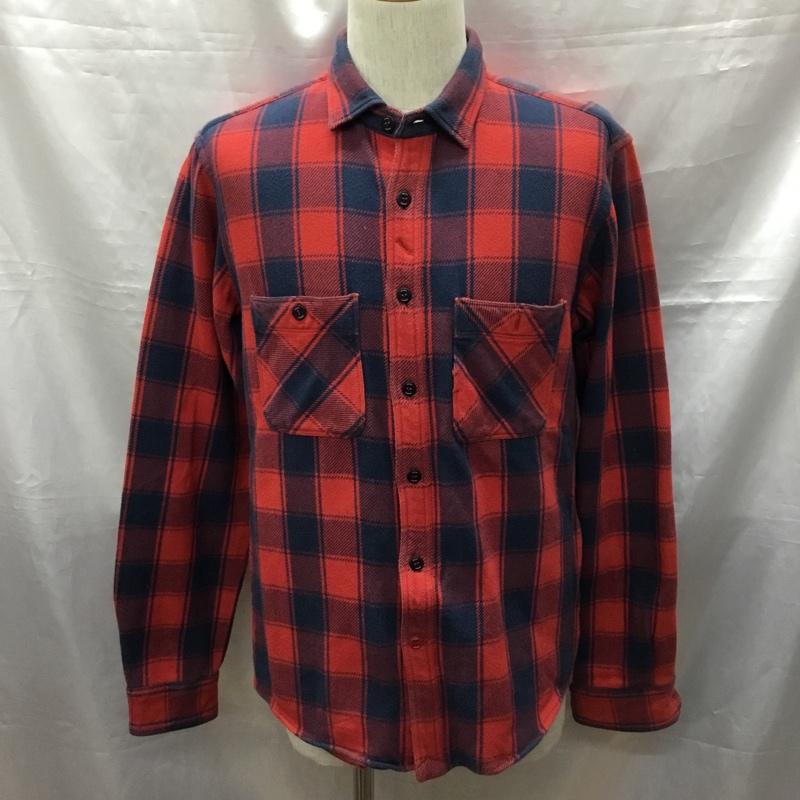 DELUXE デラックス 長袖 シャツ、ブラウス Shirt, Blouse 長袖シャツ カラーシャツ ポケットシャツ 長袖カットソー チェックシャツ【USED】【古着】【中古】10117541