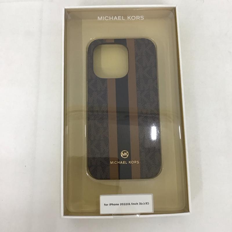 MICHAEL KORS マイケルコース ファッション小物 ファッション小物 MKSTBRWWPIP2261P iPhoneケース iPhone 14 Pro Slim Wrap Case Stripe【USED】【古着】【中古】10126003