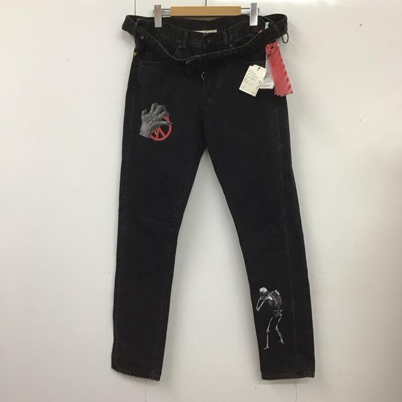 オフホワイト スリムロークロッチ ジーンズ 19AW デニム ベルト 31 M 楽天市場】OFF-WHITE オフホワイト パンツ サイズ:31 19AW