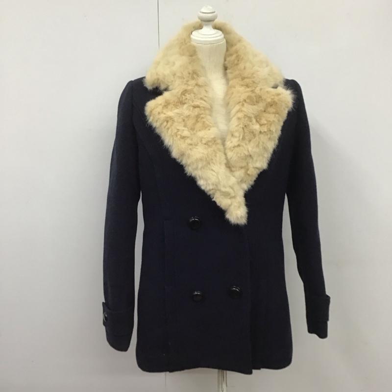 楽天市場】【中古】ZARA×HARRY LAMBERTダッフルコート ブラウン