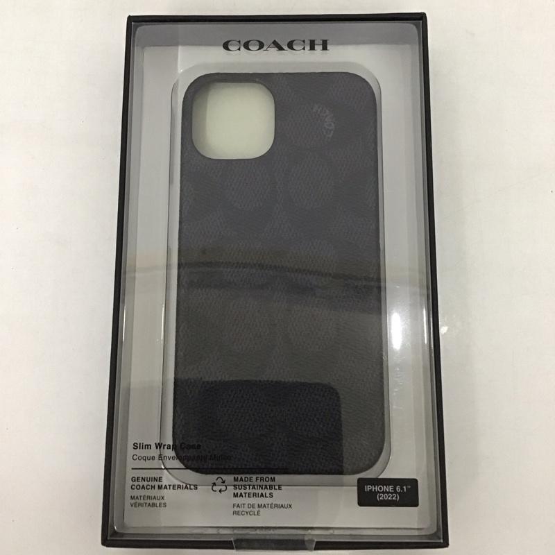 COACH コーチ ファッション小物 ファッション小物 CIPH-115-SCBLK iPhone 14 iPhoneケース Coach Slim Wrap【USED】【古着】【中古】10126809