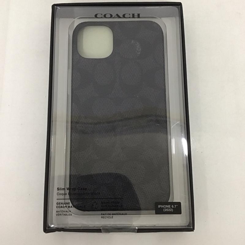 COACH コーチ ファッション小物 ファッション小物 CIPH-121-SCBLK iPhone 14 Plus iPhoneケース Coach Slim Wrap【USED】【古着】【中古】10126818
