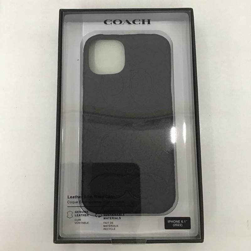 COACH コーチ ファッション小物 ファッション小物 CIPH-130-BLKEB iPhone 14 iPhoneケース Slim Wrap【USED】【古着】【中古】10127126