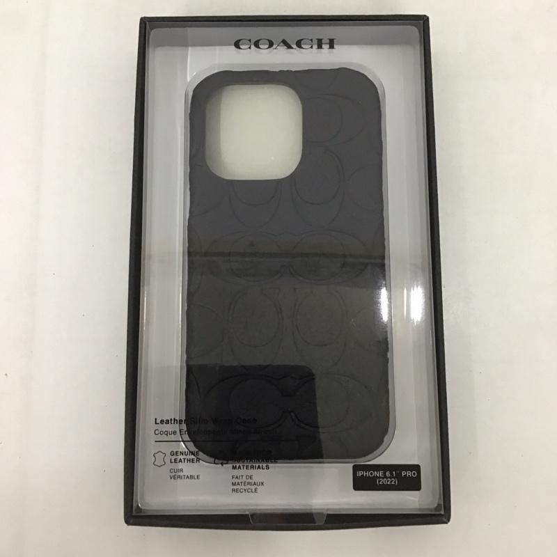 COACH コーチ ファッション小物 ファッション小物 CIPH-131-BLKEB iPhone 14 Pro iPhoneケース Slim Wrap【USED】【古着】【中古】10127137
