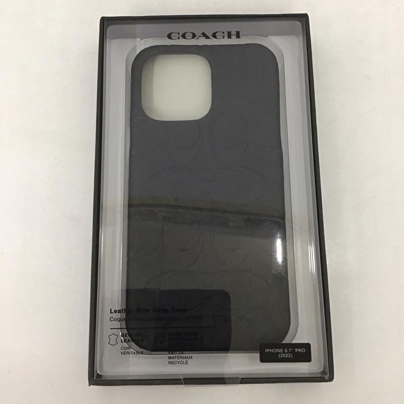 COACH コーチ ファッション小物 ファッション小物 CIPH-133-BLKEB iPhoneケース iPhone 14 Pro Max Slim Wrap【USED】【古着】【中古】10127143