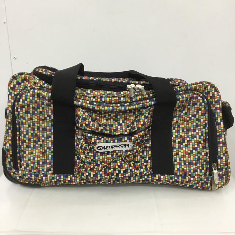 デッドストック 90s USA製 OUTDOOR ボストンバッグ 黒 Overland - 90s USA製 overland オーバーランド ボストンバッグ