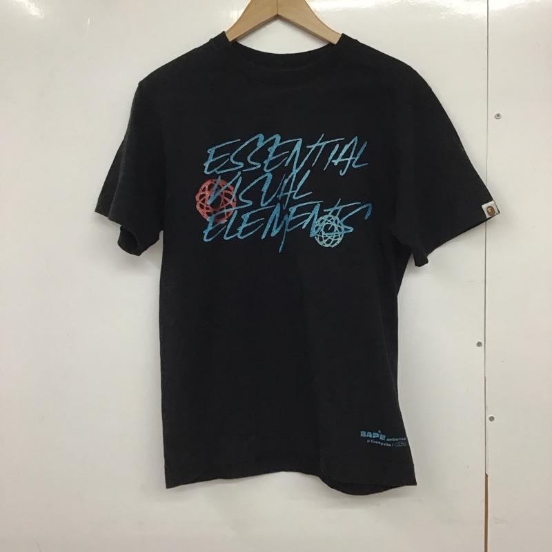 BAPE ベイプ 半袖 プルオーバー T Shirt  半袖カットソー 刷り上げるプルオーバー クルーネックカットソー【USED】【古着】【中古】10130271