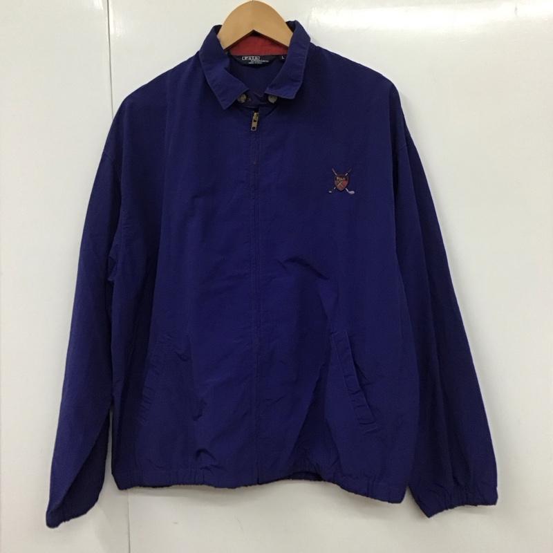 POLO RALPH LAUREN◇ジップアップブルゾン/XL/コットン/NVY