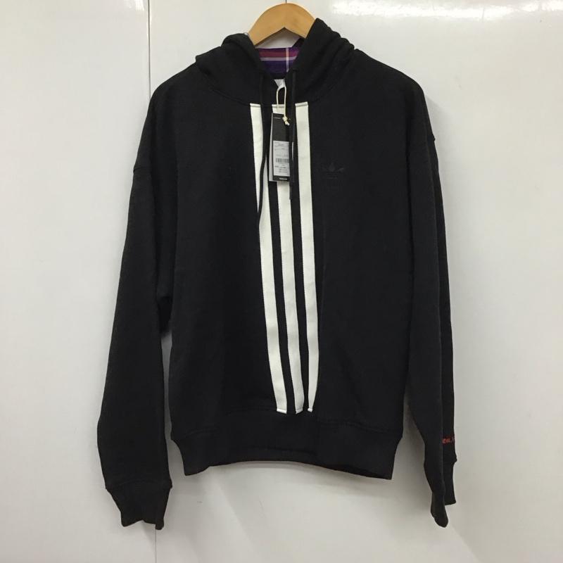 【アディダス】× KORN チェック柄 スウェットパーカー 参考上代19800円 未使用品 adidas KORN HOODIE BLACK コーン