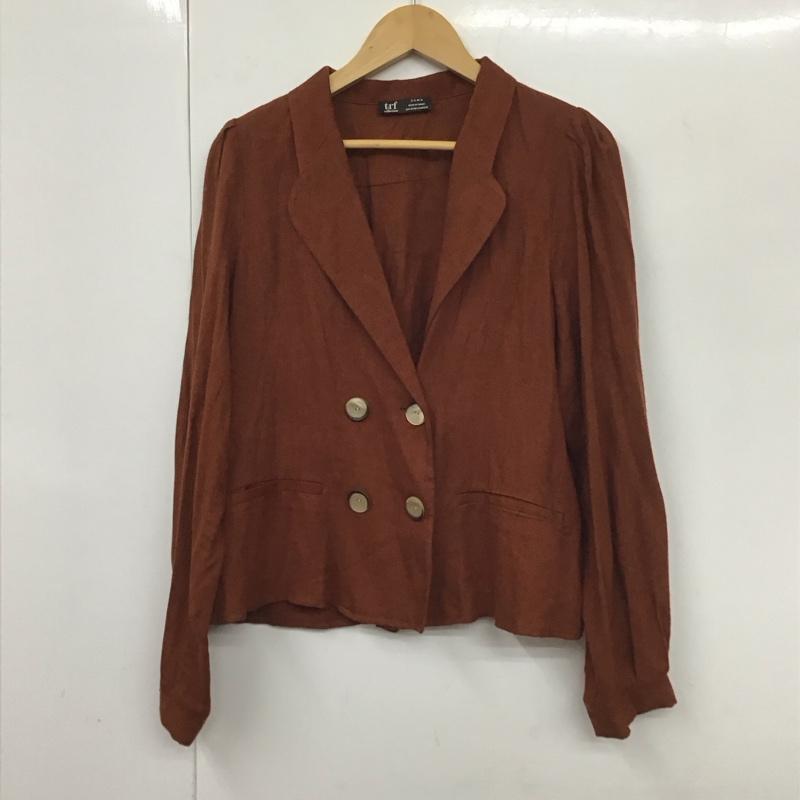 ★11/19迄【 未使用品 完売品 ZARA ザラ　カラード ジャケット S 】 中古・古着通販】ZARA (ザラ) コントラストカラー付きデニム