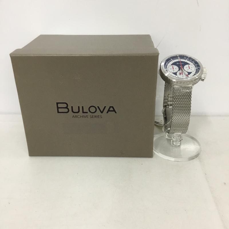 楽天市場】【BULOVA】ブローバ アーカイブ クロノグラフC 96K101