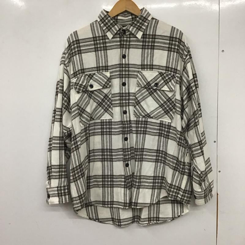 美品 GOLD チェック ネル ビッグ シャツ M ゴールド 東洋 ブラック GOLDJAPAN 大きいサイズ レディース トップス シャツ ネルシャツ
