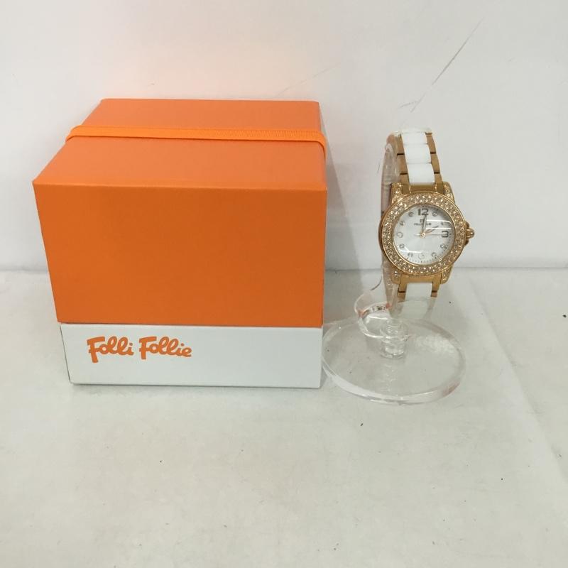 Folli Follie フォリフォリ アナログ（クォーツ式） 腕時計 Watch Analog (Quartz) WF0B048BS 箱有【USED】【古着】【中古】10134946