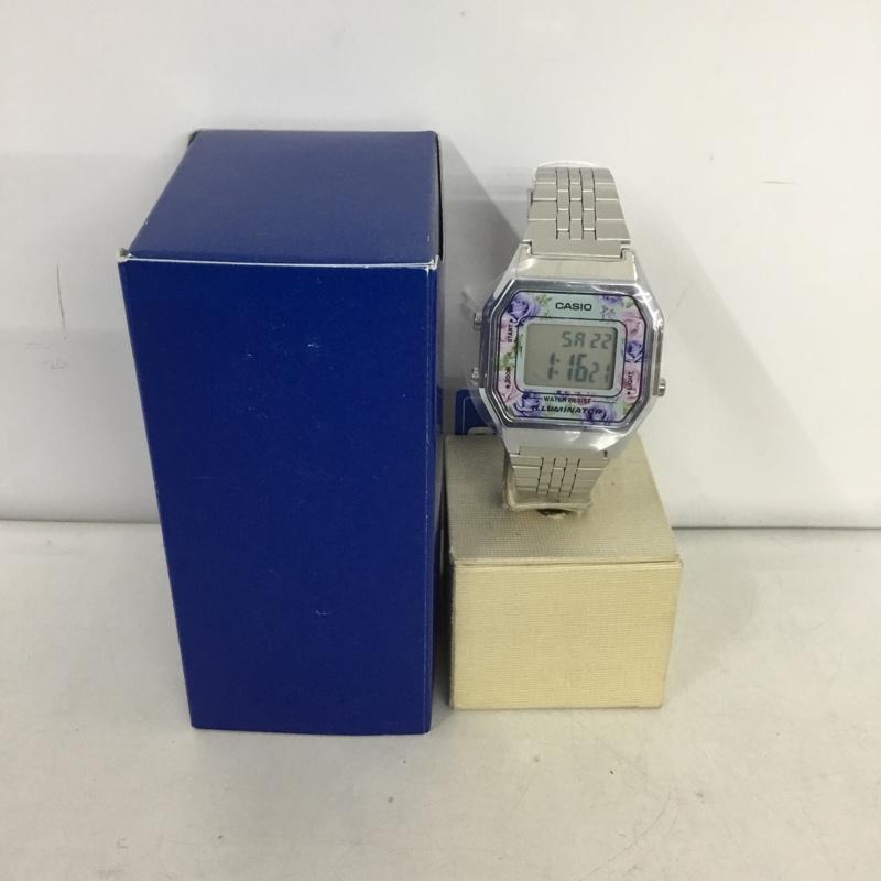 CASIO カシオ デジタル 腕時計 Watch Digital LA680W チープカシオ 花柄 箱有【USED】【古着】【中古】10135150