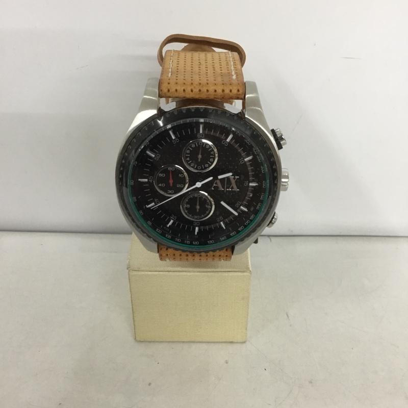 A/X ARMANIEXCHANGE アルマーニエクスチェンジ アナログ（クォーツ式） 腕時計 Watch Analog (Quartz) AX1608 レザーベルト【USED】【古着】【中古】10135205
