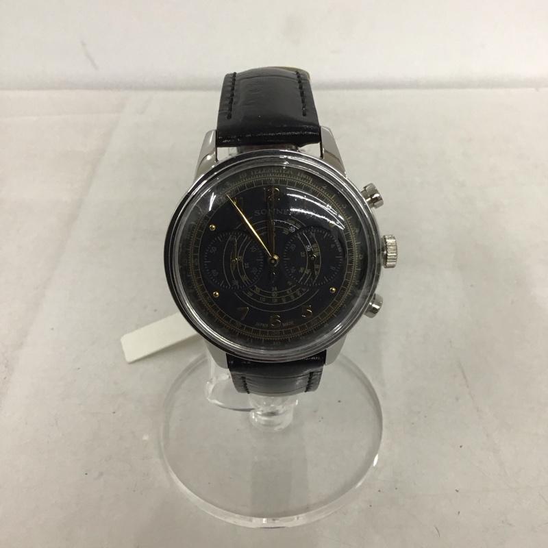 SONNE ゾンネ アナログ（クォーツ式） 腕時計 Watch Analog (Quartz) HI001 レザーベルト【USED】【古着】【中古】10135248