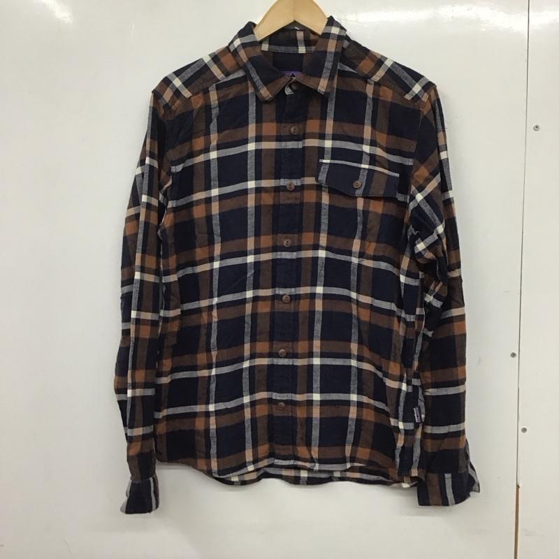 patagonia オーバーサイズチェックシャツ　リネン patagonia ギンガムチェックシャツ サイズ4 オーガニック