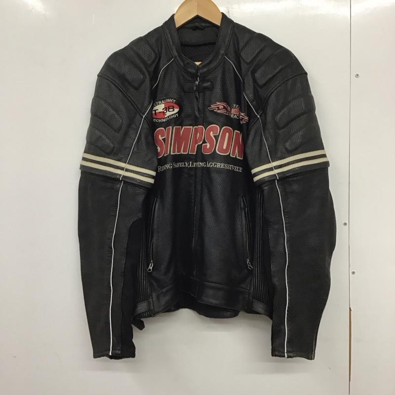 楽天市場】シンプソン ライダースジャケット デニム ネイビー系 メンズ