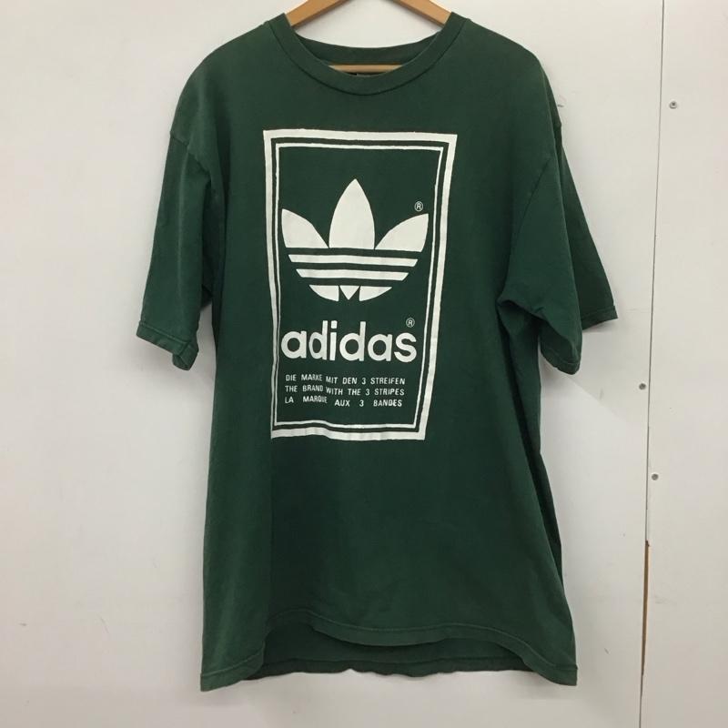 adidas アディダス 半袖 Tシャツ T Shirt 半袖カットソー プリントTシャツ クルーネックカットソー【USED】【古着】【中古】10136670