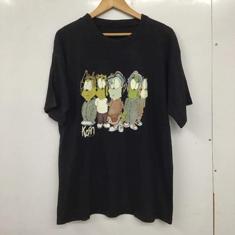 USED 古着 半袖 プルオーバー T Shirt  半袖カットソー 刷り上げるプルオーバー 複製権 2001年 ダンス楽隊T korn【USED】【古着】【中古】10137156