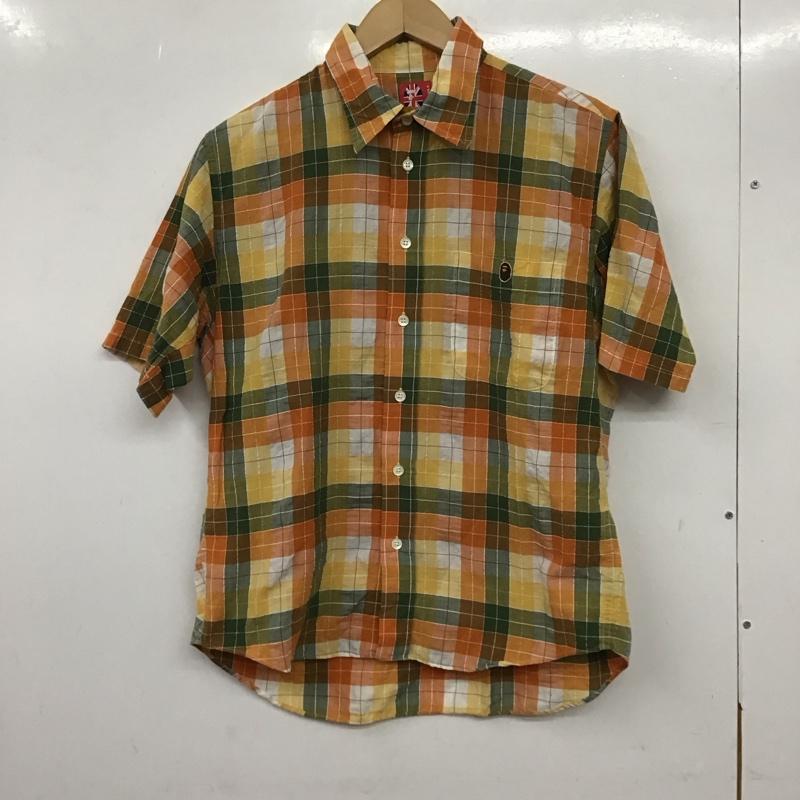 A BATHING APE アベイシングエイプ 半袖 シャツ、ブラウス Shirt, Blouse 半袖シャツ 無地シャツ ポケットシャツ【USED】【古着】【中古】10137176
