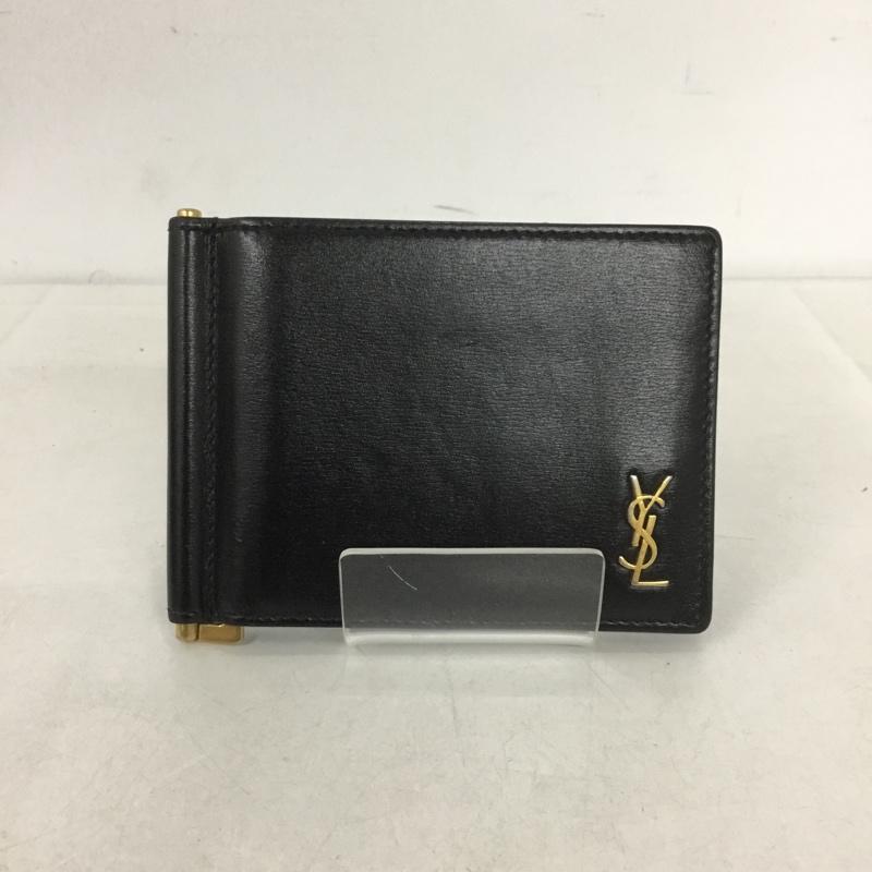 YSL 黒レザー マネークリップ 楽天市場】【財布】YVES SAINT LAURENT イヴ サン ローラン パリ
