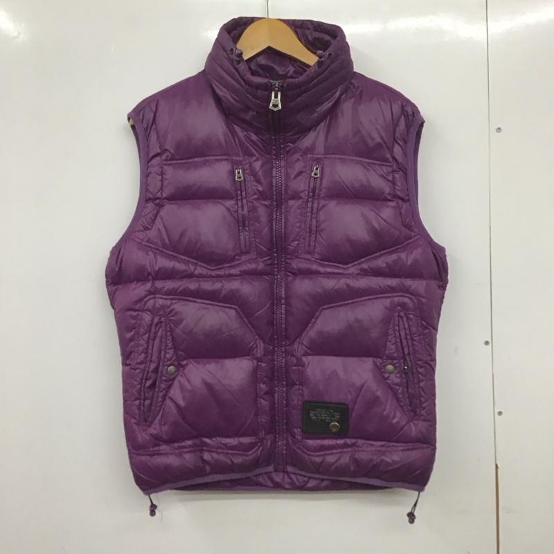 DIESEL ディーゼル　ダウン　ベスト　レディースXXS　ベルト付　紫 DIESEL ディーゼル ダウン ベスト レディースXXS ベルト付 紫