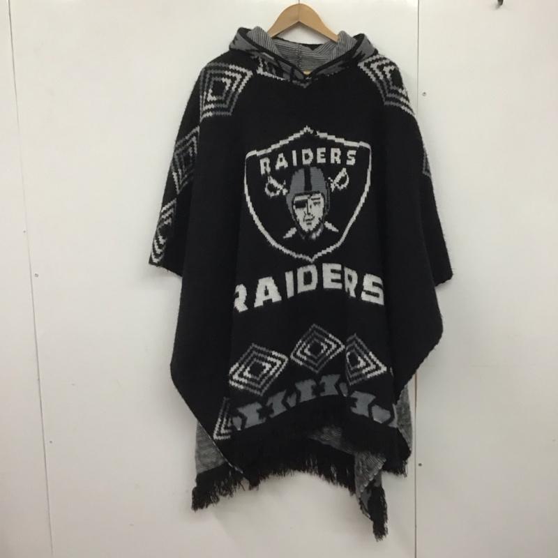 USED 古着 ポンチョ 上衣、厚地の外套 Jacket TEJIDOS RUMINAHU ボンネット付き添い人 フリンジ Raiders【USED】【古着】【中古】10142306