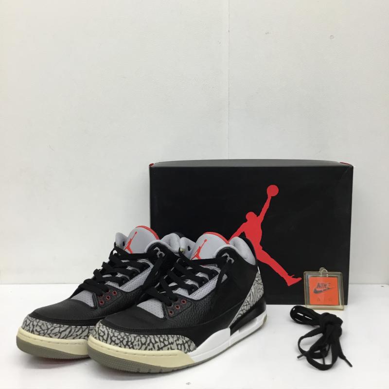 NIKE ナイキ スニーカー スニーカー Sneakers 854262-001 Air Jordan 3 Retro OG Black Cement【USED】【古着】【中古】10142850