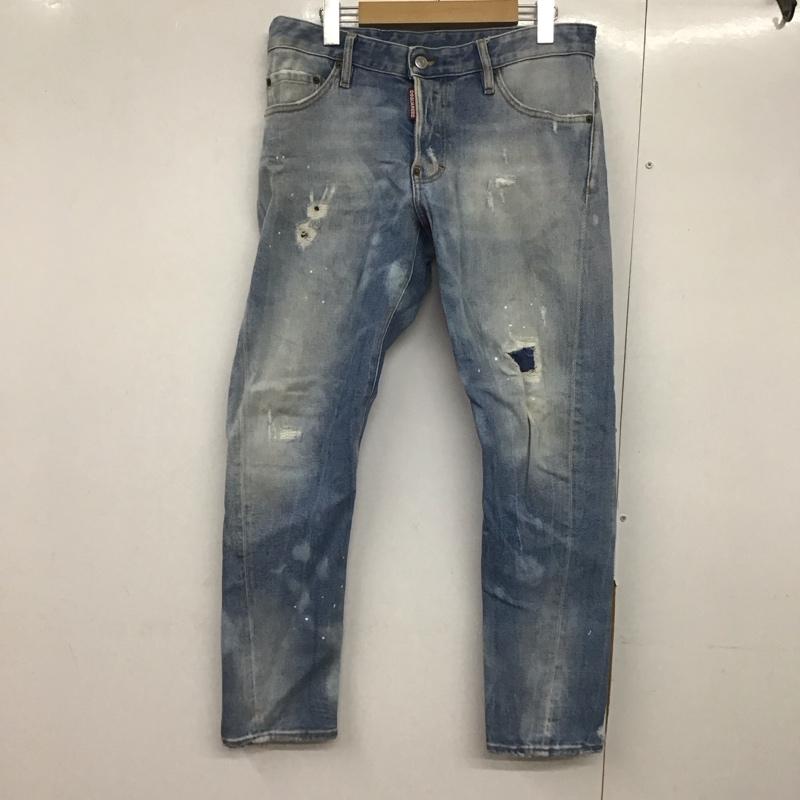 DSQUARED2 ディースクエアード ジーンズ、デニム ズボン下 Pants, Trousers Denim Pants, Jeans ジーンズズボン下 か細いズボン下 心地よいズボン下 伸ばすことズボン下【USED】【古着】【中古】10143220