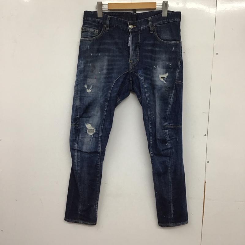 DSQUARED2 ディースクエアード2 デニム、ジーンズ パンツ Pants, Trousers Denim Pants, Jeans デニムパンツ スリムパンツ カジュアルパンツ ストレッチパンツ【USED】【古着】【中古】10144888